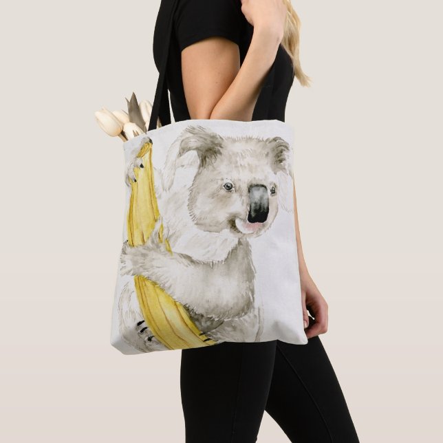 Tote Bag Baby Koala | Cute & Furry (De près)