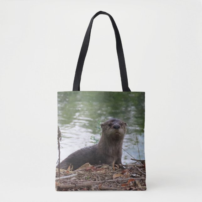 Tote Bag Baby River Otter (Devant)