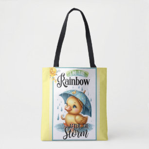 Tote Bag Baby shower de canard en caoutchouc