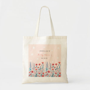 Tote Bag Baby shower Floral Star