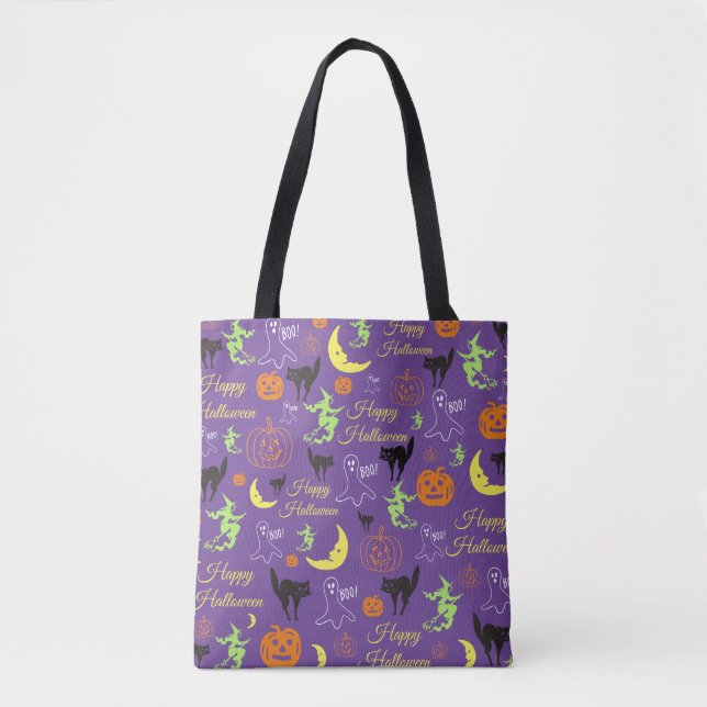 Tote Bag Bac Halloween Ou Motif Traiteur (Devant)
