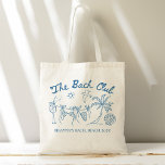 Tote Bag Bach club beach seashells bridesmaids gifts custom<br><div class="desc">The Bach Club Seashells and wedding bells coastal bachelorette party favors bridesmaids gifts personalized tote bag, last toast on the coast bridesmaids gifts custom tote bag, bridal shower favors, bridal party favors, hen night favors, personalized shirt bag favors, wedding favors, personalized bachelorette party favors, practical bridesmaids gifts, beach party favors,...</div>