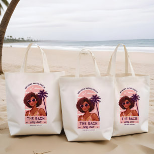 Tote Bag Bach Party Crew Retro Femme Bachelorette Party