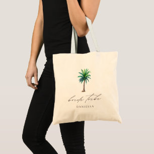 Tote Bag Bachelorette de la tribu des mariées de palmiers m