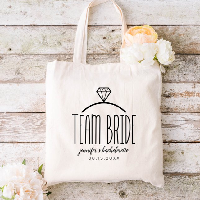 Tote Bag Bachelorette de l'équipe (Créateur téléchargé)