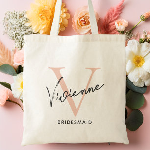Tote Bag Bachelorette de servante moderne et personnalisée