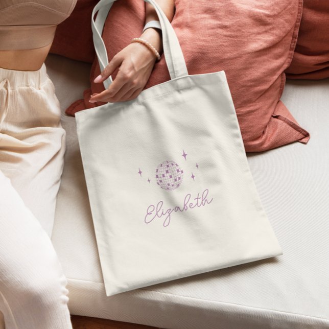 Tote Bag Bachelorette Disco Personnalisée (Créateur téléchargé)