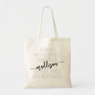 Tote Bag Bachelorette Parti Personnalisé