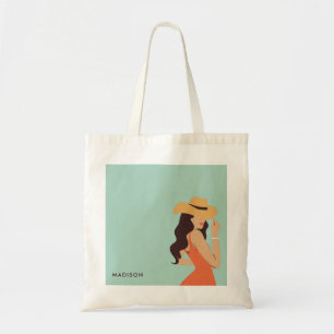 Tote Bag Bachelorette Retro Sassy Dernier Rodeo Rose Vert