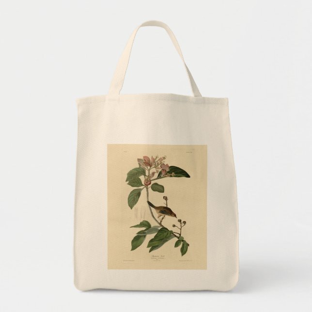 Tote Bag Bachman's Finch (Sparrow) Audubon Birds of America (Devant)
