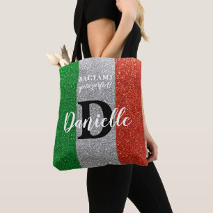 Tote Bag Baciami, tu es parfait Monogramme de déesse italie