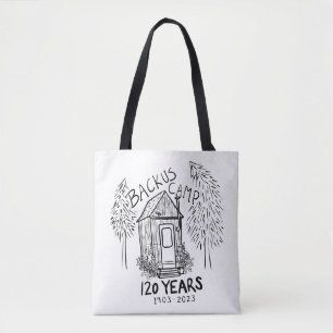 Tote Bag Backus Camp noir et blanc Fourre-tout