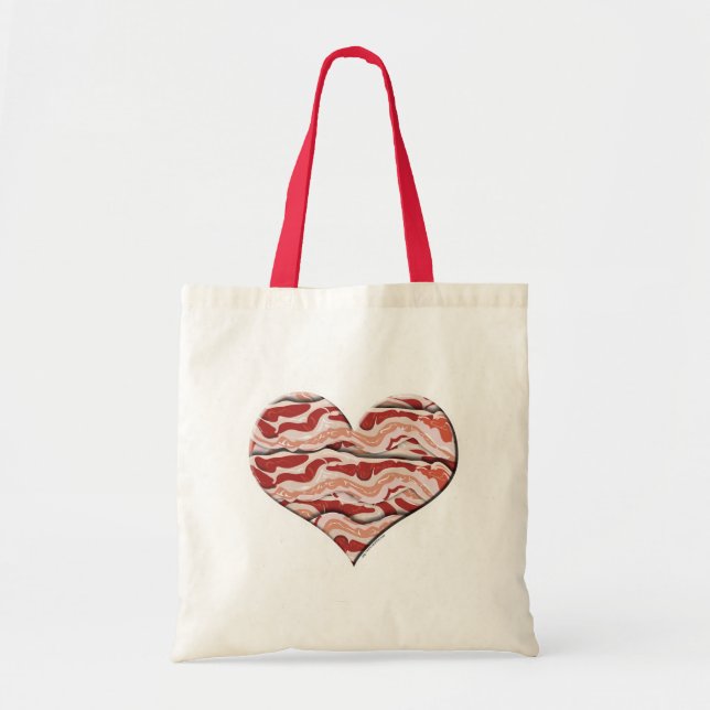 Tote Bag Bacon Heart (Devant)