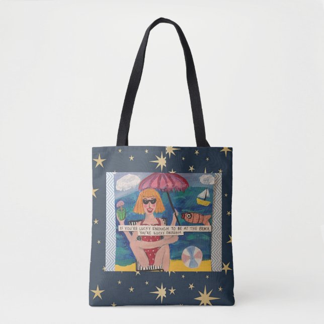 TOTE BAG BAD GIRL ART FOURRE-TOUT (Devant)