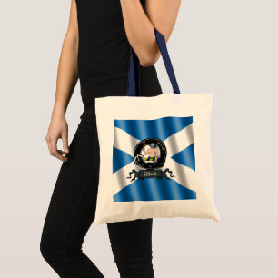 Tote Bag Badge de clan en bois écossais