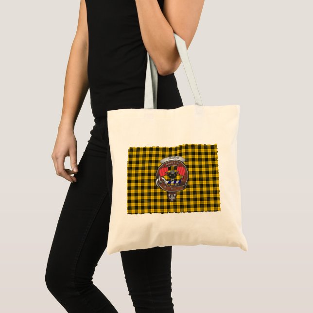 Tote Bag Badge de clan MacLeod Tartan Fourre-tout (Devant (produit))