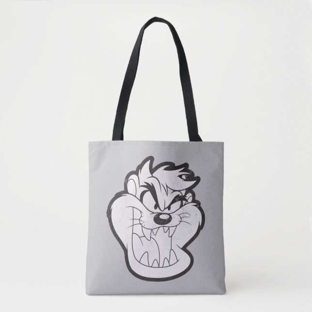 Tote Bag Badge TAZ™ Evil Grin (Devant)