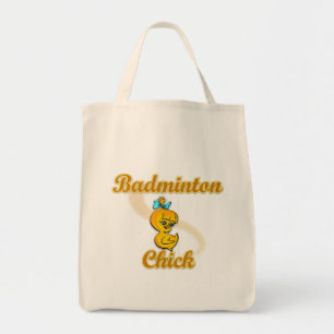 Tote Bag Badminton Chick