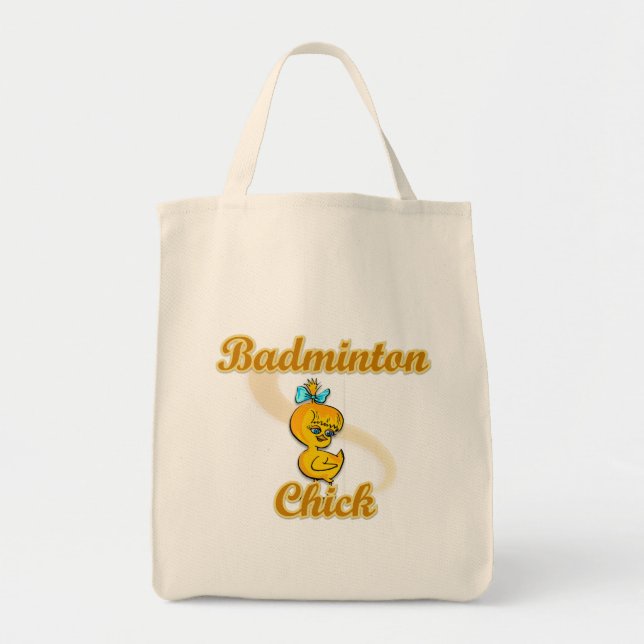 Tote Bag Badminton Chick (Devant)
