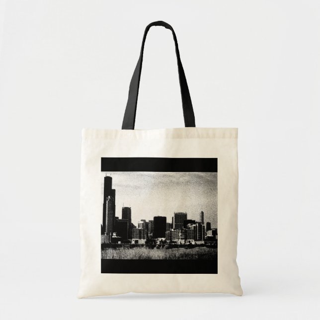 Tote Bag Bag-Love Art House-Downtown 3 (Devant)