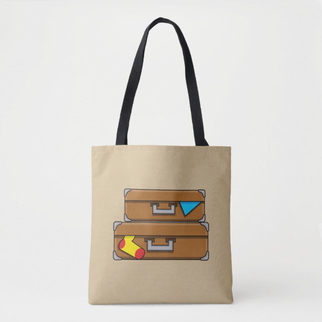 Tote Bag Bagages de dessin (Devant)