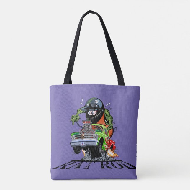 Tote Bag Baguette chauffante de dessin (Dos)