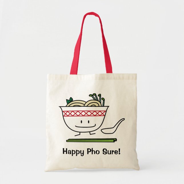 Tote Bag Baguettes de cuillère de soupe du Vietnam de bol (Devant)