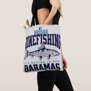 Tote Bag Bahamas Souvenir Cadeau : Nassau Bahamas Bonefishi