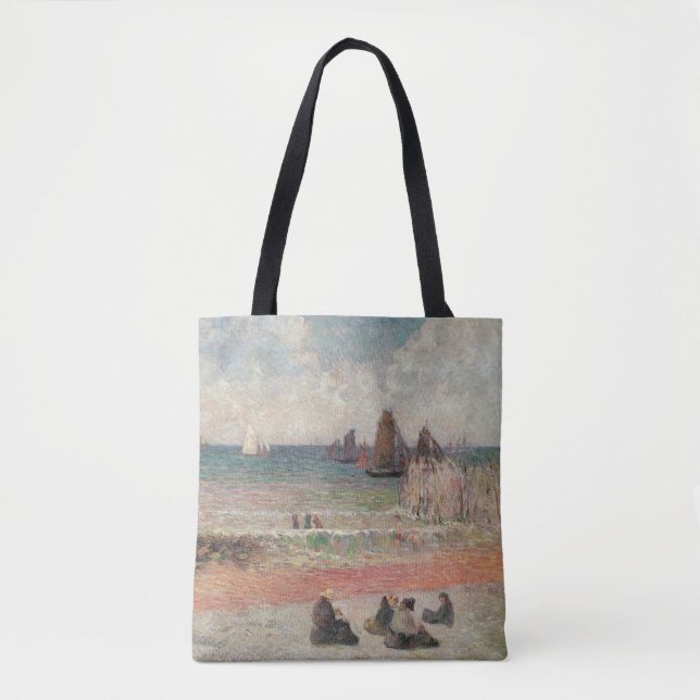 Tote Bag Baignade à Dieppe de Paul Gauguin (Devant)