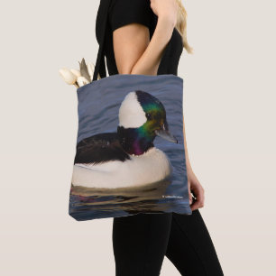 Tote Bag Baignade De Canard À Tête De Buffle Par
