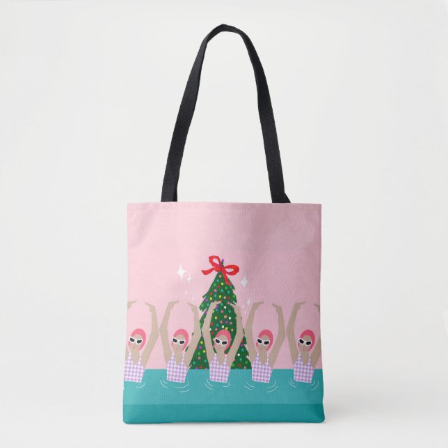 Tote Bag Baignades artistiques personnalisées Illustration  (Devant)