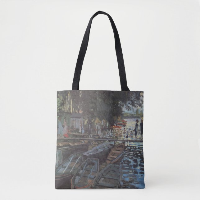 Tote Bag Baigneurs à La Grenouillère par Claude Monet (Devant)