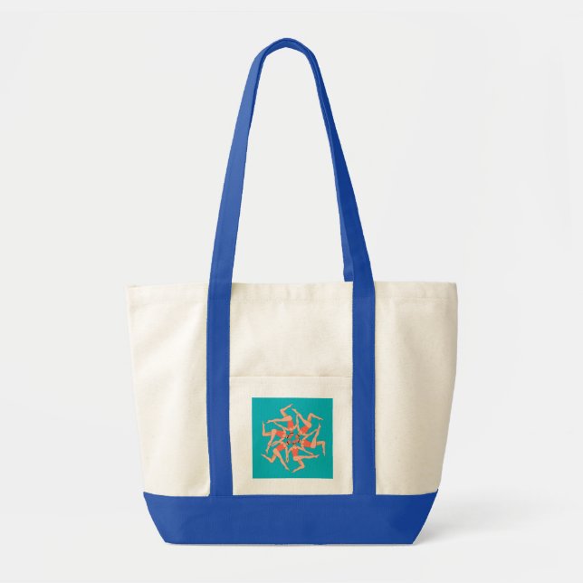 Tote Bag Baigneurs - Baignade synchronisée (Devant)