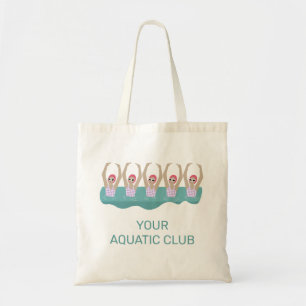 Tote Bag Baigneurs Personnalisés Swim Mom Aquatic Club