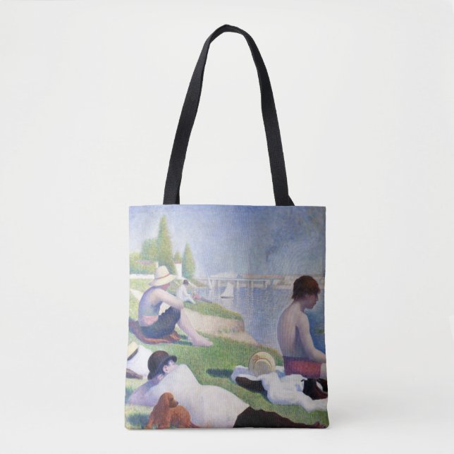 Tote Bag Baignoires en Asnières, Seurat (Devant)