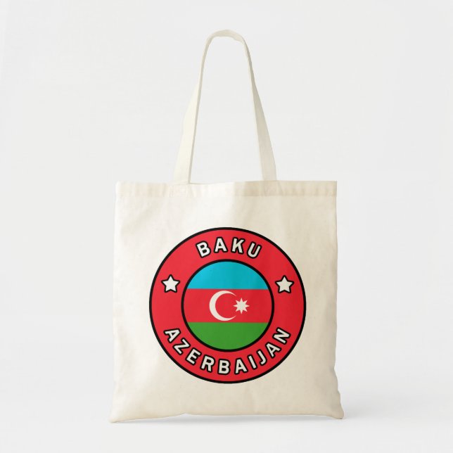 Tote Bag Bakou Azerbaïdjan (Devant)