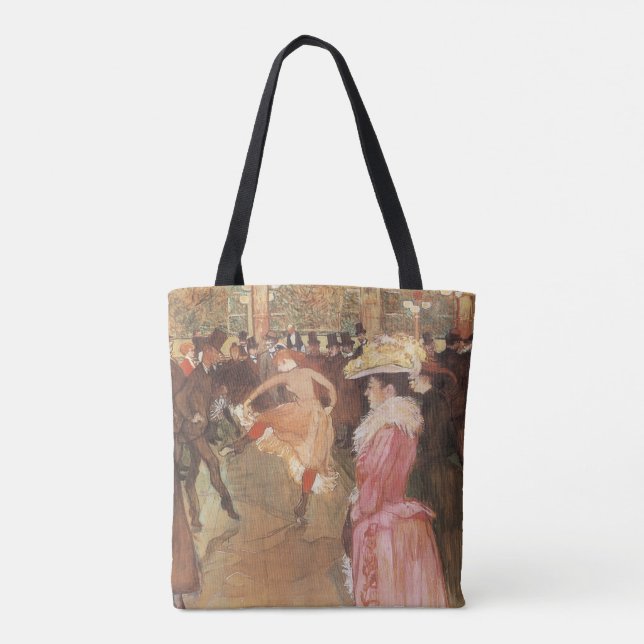 Tote Bag Bal à la discothèque par Toulouse Lautrec (Dos)