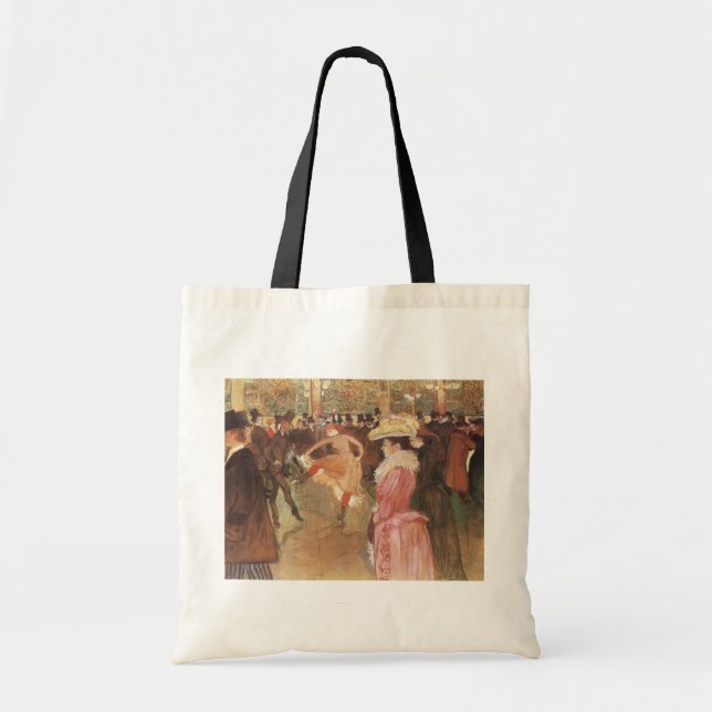 Tote Bag Bal à la discothèque par Toulouse Lautrec (Devant)