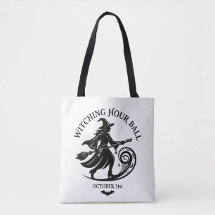 Tote Bag Bal sorcier de l'heure de la sorcellerie Halloween
