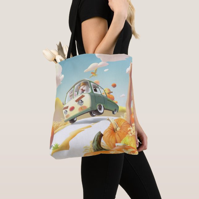 Tote Bag Balade en Citrouille lunaire (De près)