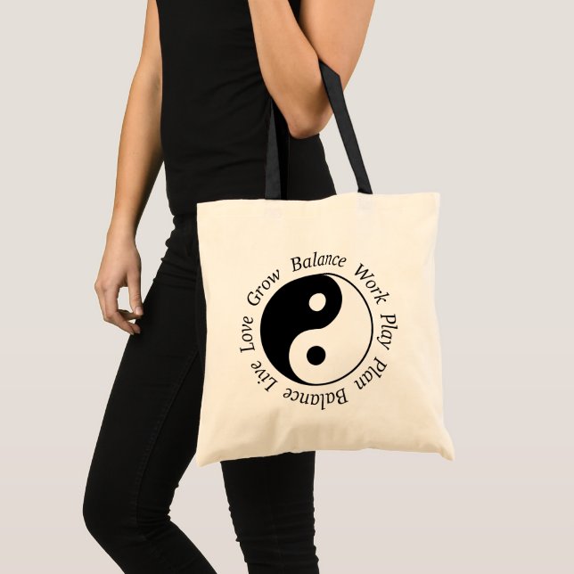 Tote Bag Balance Yin Yang (Devant (produit))