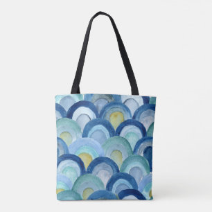 Tote Bag Balances de sirène et vagues de verre de mer