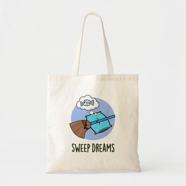 Tote Bag Balayage Dreams Funny Broom Pun (Devant)