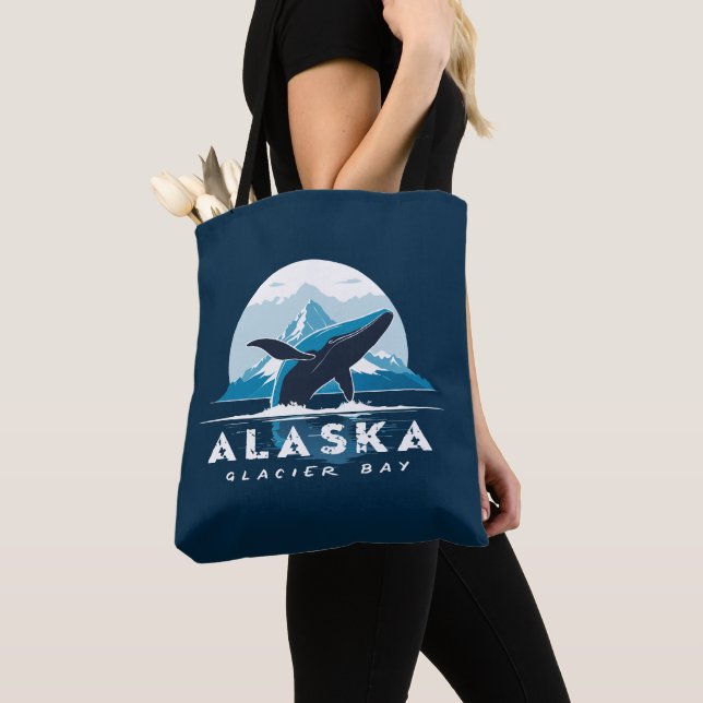 Tote Bag Baleine de Glacier Bay - Alaska (De près)