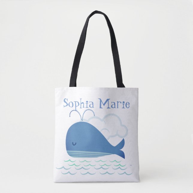 Tote Bag Baleine détendue (Devant)