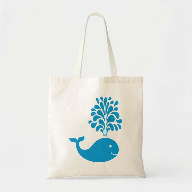 Tote Bag Baleine drôle (Devant)