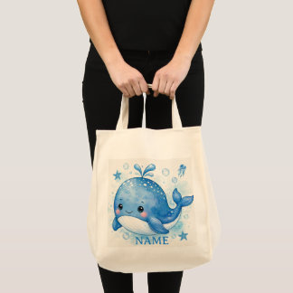 TOTE BAG BALEINE MIGNONNE KAWAII