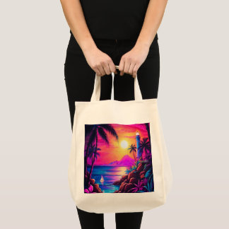 Tote Bag Balise balnéaire néon 1
