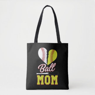 Tote Bag Ball Maman Baseball Softball Maman