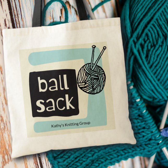 Tote Bag Ball Sack Knitting Lovers Group (Créateur téléchargé)